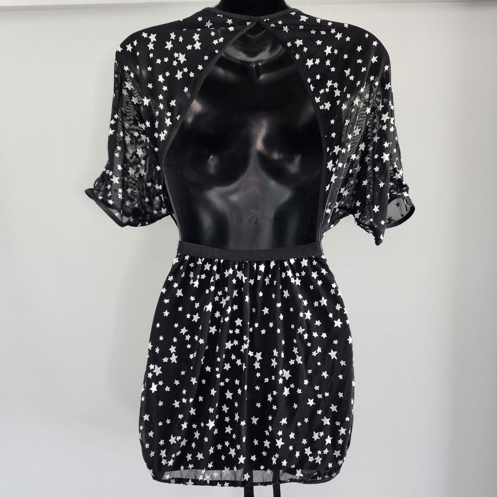 Sheer Star Robe | Open Back - Picture 3 of 5